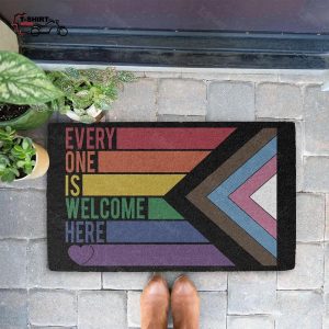 Every One Is Welcome Here Coir Doormat 1