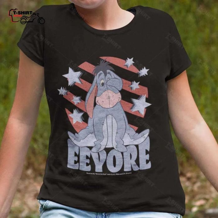 Eeyore Americana Stars Stripes T Shirt Winnie The Pooh 1