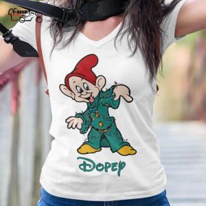 Dopey Christmas T shirt Snow White and the Seven Dwarfs 1