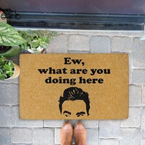 Ew What Are You Doing Here Coir Doormat 1