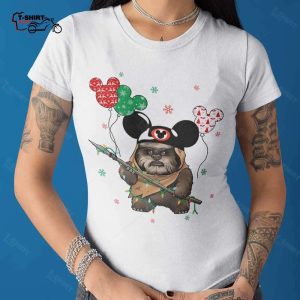 Ewok Christmas T shirt Star Wars 1