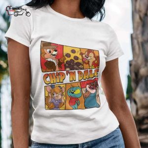 Double Trouble Gadget Zipper Monterey T shirt Chip n Dale 1