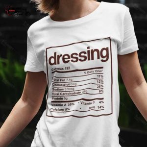 Dressing Ingredient Thanksgiving Day Tee 1