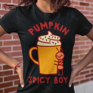 Fall Pumpkin Spicy Boy Autumn T shirt 1