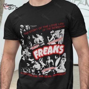 Freaks Halloween Horror Movie Vintage Tee 1