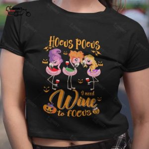 Flamingo Sisters Hocus Pocus Witch Lover Halloween Tee 1