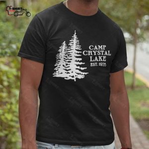 Friday The 13Th Jason Voorhees Camp Crystal Lake Est 1935 Scary Horror Halloween Movie T shirt 1