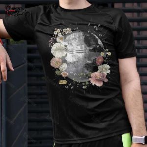Floral Death Star T Shirt Star Wars 1