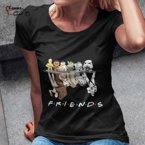 Friends Star Wars Character T shirt 1
