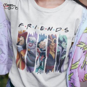 Friends Villain T shirt Disney Maleficent Jafar Ursula Cruella De Vil 1