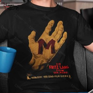 Fritz Lang Peter Lorre Halloween Horror Movie Vintage Tee 1
