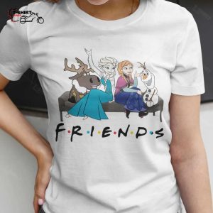 Frozen Friends Christmas T shirt 1