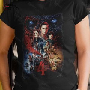 Full Cast Poster Shirt Stranger Things 4 1