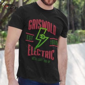 Griswold Electric Well Light You Up Christmas T shirt 1
