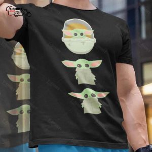 Grogu Cartoon Poses T Shirt Star Wars 1