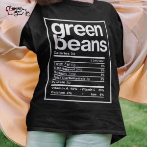 Green Bean Ingredient Vegetables Thanksgiving T shirt 1