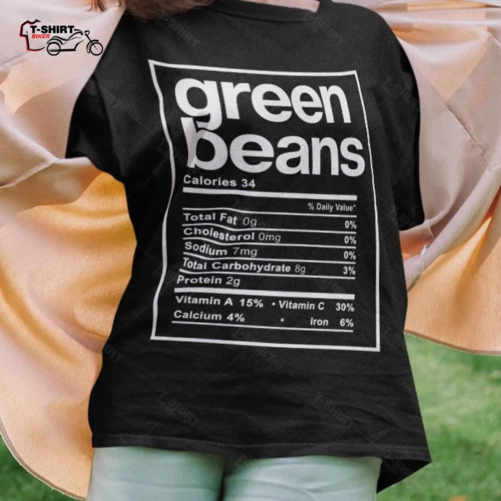 Green Bean Ingredient Vegetables Thanksgiving T-shirt Green Bean Ingredient Vegetables Thanksgiving T-shirt