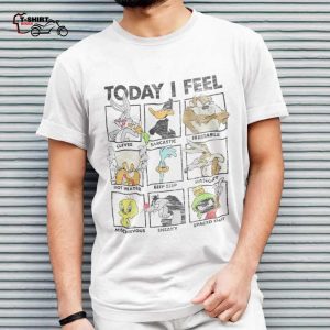 Group Shot Today I Feel Panels T Shirt Looney Tunes 1