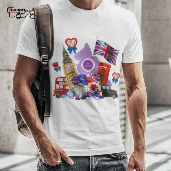 Gnomes Celebration 2022 Platinum Jubilee Holiday T Shirt Queen Elizabeth 1