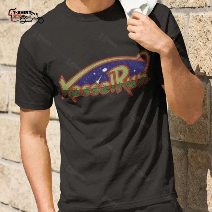 Galaga And The Millennium Falcon Kessel Run Galaga Mashup Vintage 80S Movie T shirt 1