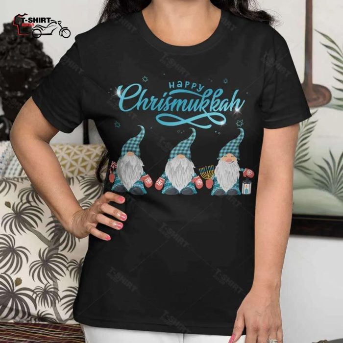 Gnomes Happy Chrismukkah T shirt 1