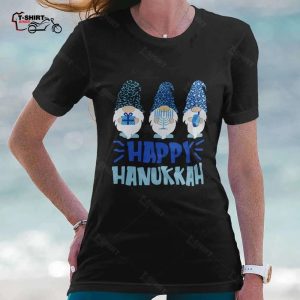 Gnomes Happy Hanukkah T shirt 1