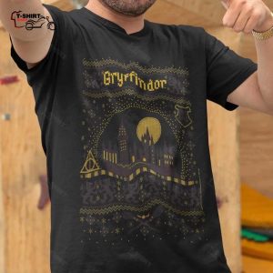 Gryffindor Christmas T Shirt Harry Potter 1