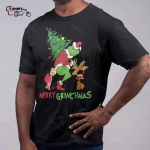 Grinch Cindy Lou Who Max Merry Grinchmas T shirt 1