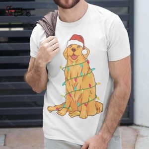 Golden Christmas Light T Shirt 1