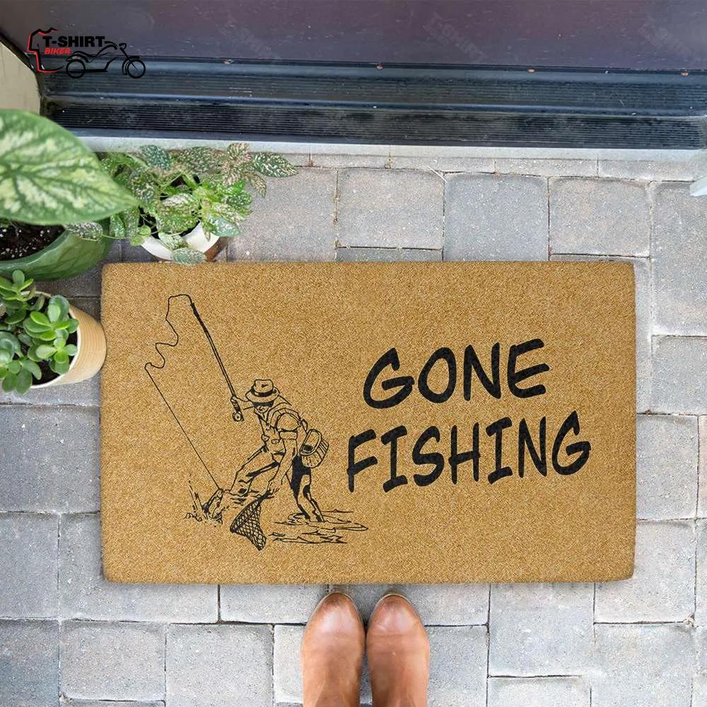 Gone Fishing Coir Doormat Gone Fishing Coir Doormat