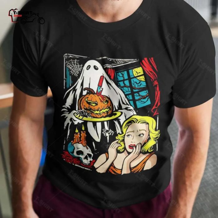 Ghost Midnight Delight Halloween Horror Movie T shirt 1