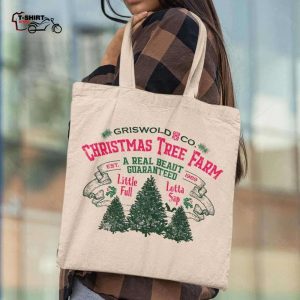 Griswold and Go Christmas Tree Farm Tote Bag 1