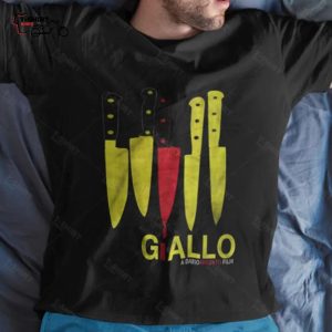 Giallo Halloween Horror Movie Vintage Tee 1