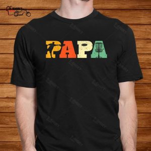 Disc Golf Shirt Papa Disc Golf Lover 2