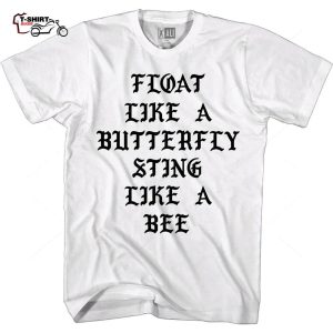 Muhammad Ali Shirt Float Like a Butterfly Gothic Mens Shirt 1