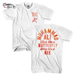 Muhammad Ali Shirt Float Like a Butterfly Sting Like a Bee Mens Shirt 1