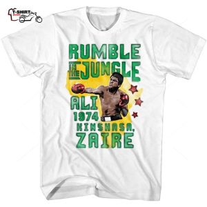 Muhammad Ali Shirt Kinshasa Zaire 74 Mens Shirt 1