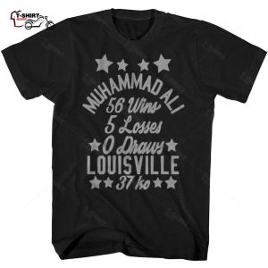 Muhammad Ali Shirt Louisville 0 Draws Mens Shirt 1