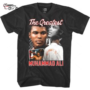 Muhammad Ali Shirt Greatest Boxer Montage Mens Shirt 1