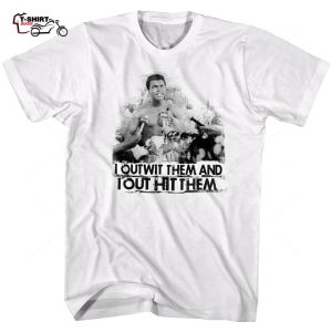 Muhammad Ali Shirt Outwit Then Out Hit Them Mens Shirt 1