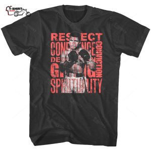 Muhammad Ali Shirt Respect Confidence Spirituality Mens Shirt 1
